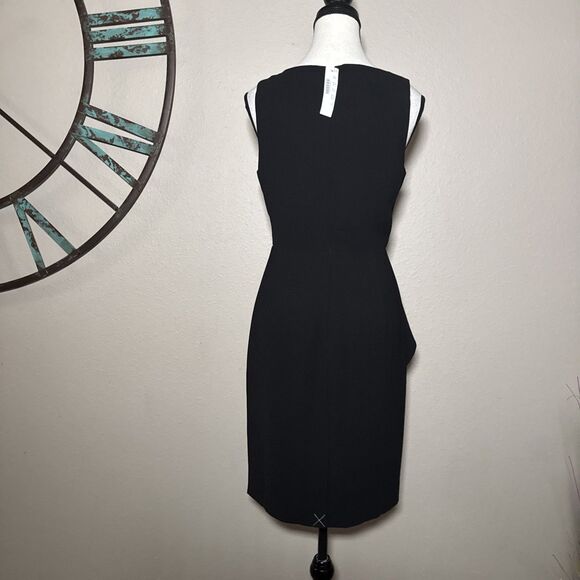 J Crew Dress 4 NWT Black Sleeveless Lined Sheath - Picture 2 of 5